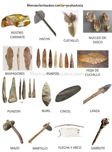 herramientas de la Prehistoria Nombres usos y más