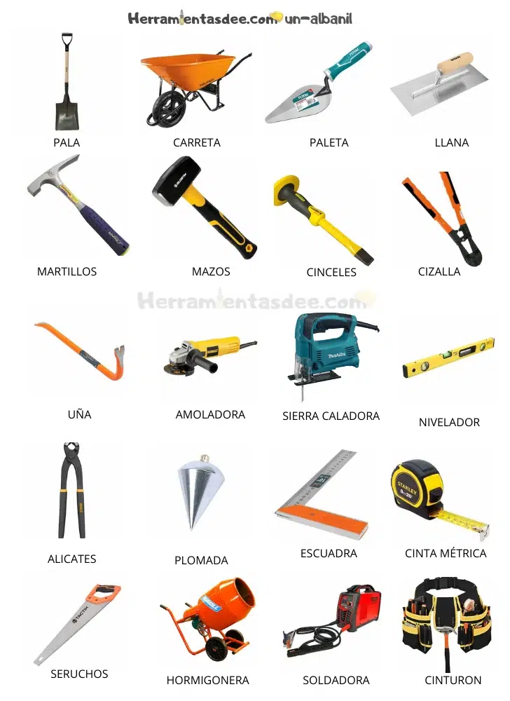 tipos de herramientas